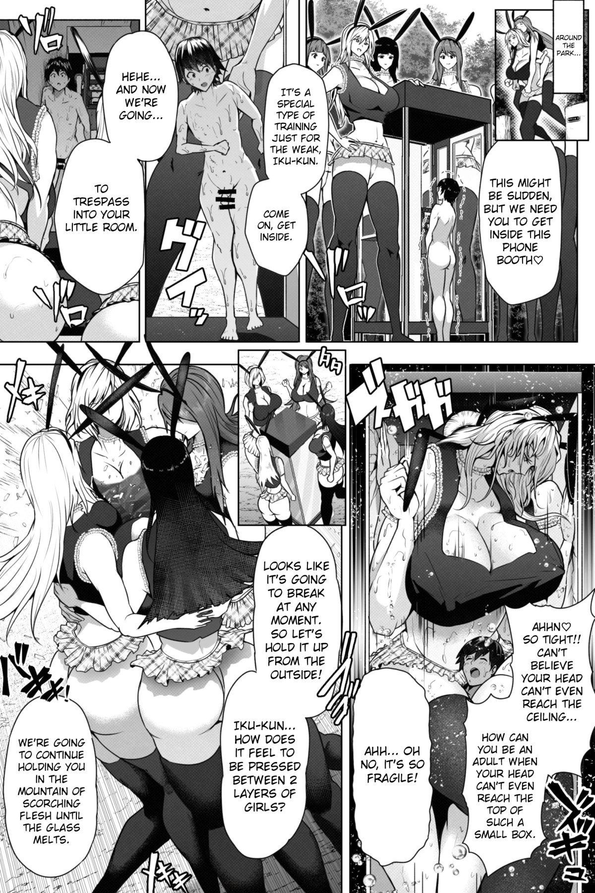 Hentai Manga Comic-My Younger Sister's Classmates and Seniors are Super Tall-Read-16